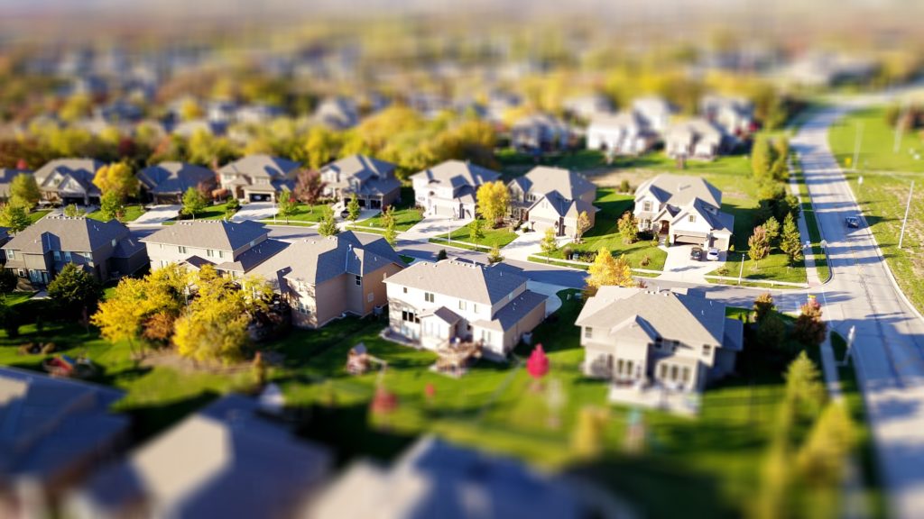high angle shot of suburban neighborhood 1546168 1024x576
